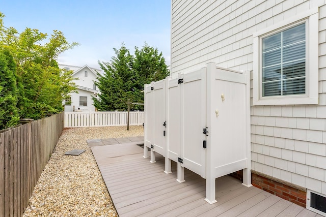 108 27th St, Avalon, NJ 08202 - wooden deck featuring a fenced backyard