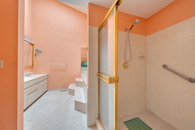 902 Ocean Dr Unit 306, Lower Township, NJ 08204 - full bath featuring a shower stall and vanity