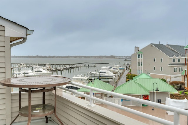 902 Ocean Dr Unit 306, Lower Township, NJ 08204 - balcony featuring a water view