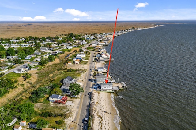 94 Delaware Ave, Fortescue, NJ 08321 - bird's eye view with a water view