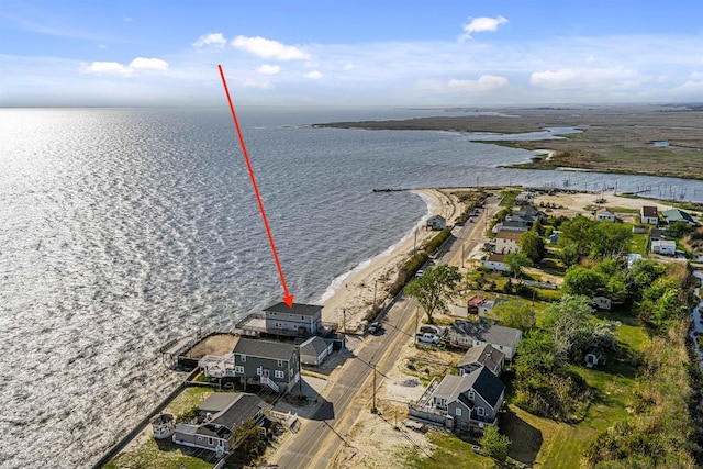 94 Delaware Ave, Fortescue, NJ 08321 - aerial view featuring a water view