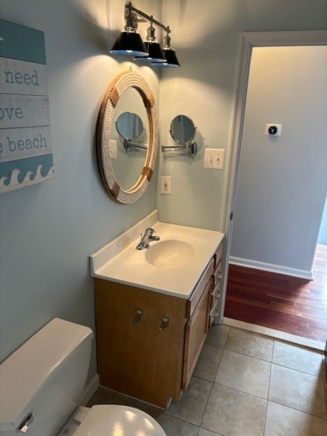 145 W Andrews Ave Unit 100, Wildwood, NJ 08260 - bathroom with vanity and tile patterned floors