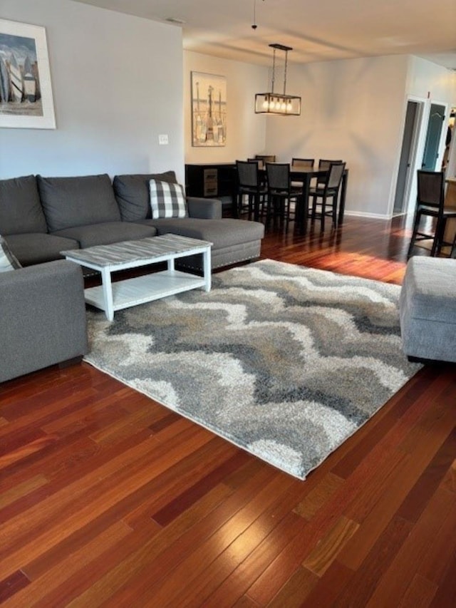 145 W Andrews Ave Unit 100, Wildwood, NJ 08260 - living area with wood finished floors