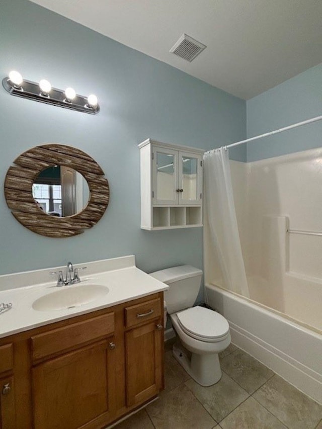 145 W Andrews Ave Unit 100, Wildwood, NJ 08260 - bathroom featuring vanity, shower / bath combo, and tile patterned flooring