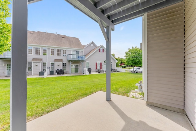 201 Saint Andrews Dr Unit 201, Swainton, NJ 08210 - view of patio with area for grilling and cooling unit