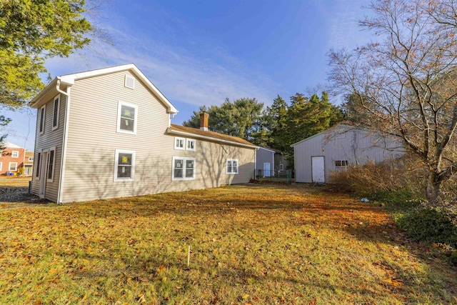 view of rear view of property