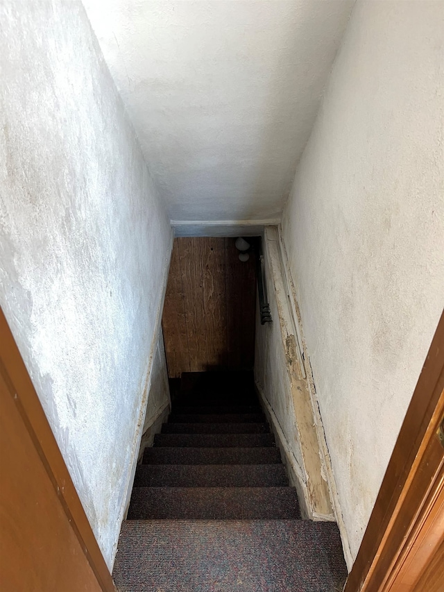 view of stairway