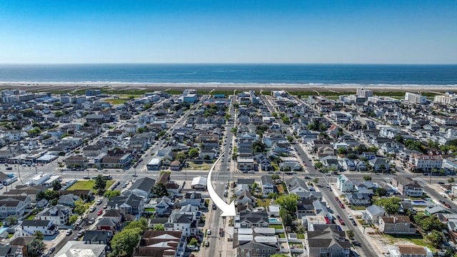 116 W Columbine Rd W, Unit West, Wildwood Crest, NJ 08260 - aerial view of waterfront with a beach