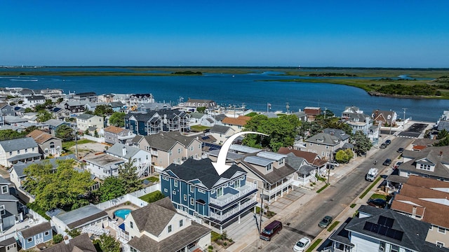 116 W Columbine Rd W, Unit West, Wildwood Crest, NJ 08260 - aerial perspective of suburban area with a large body of water