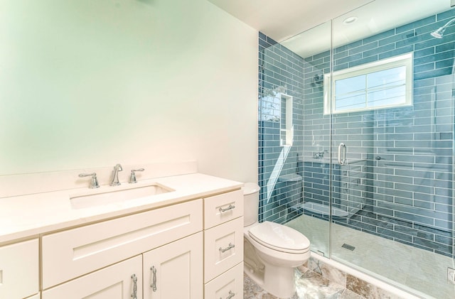116 W Columbine Rd W, Unit West, Wildwood Crest, NJ 08260 - bathroom with a shower stall and vanity