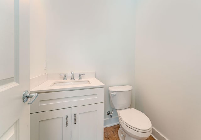 116 W Columbine Rd W, Unit West, Wildwood Crest, NJ 08260 - half bath featuring vanity and wood finished floors