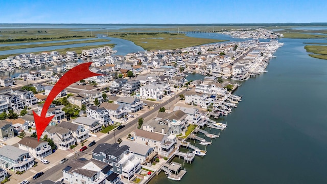 460 20th St Fl 2Nd, Avalon, NJ 08202 - aerial overview of property's location featuring a nearby body of water and a marina