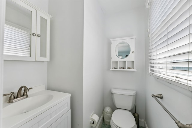 460 20th St Fl 2Nd, Avalon, NJ 08202 - half bathroom featuring toilet and vanity