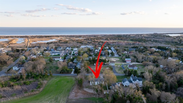 717 Third Ave, West Cape May, NJ 08204 - aerial view at dusk of a water view and a residential view