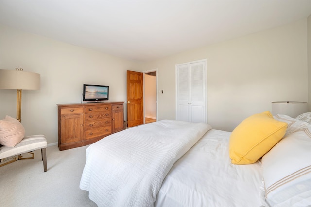 717 Third Ave, West Cape May, NJ 08204 - bedroom featuring light colored carpet and a closet