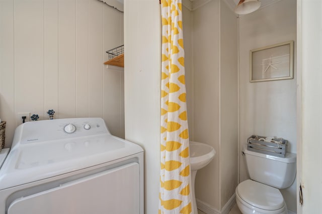 717 Third Ave, West Cape May, NJ 08204 - laundry room with washer / dryer