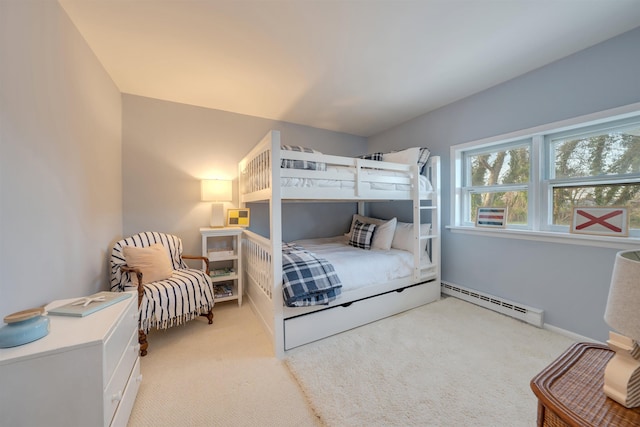 717 Third Ave, West Cape May, NJ 08204 - carpeted bedroom with a baseboard radiator