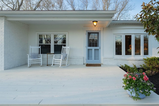 717 Third Ave, West Cape May, NJ 08204 - entrance to property featuring brick siding and a deck