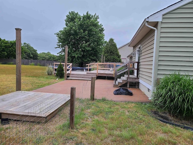 exterior space with a lawn