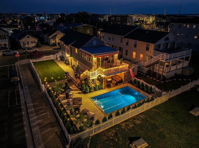 435 W Pine Ave, Wildwood, NJ 08260 - view of swimming pool featuring a patio