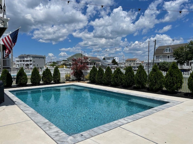 435 W Pine Ave, Wildwood, NJ 08260 - outdoor pool with fence and a residential view