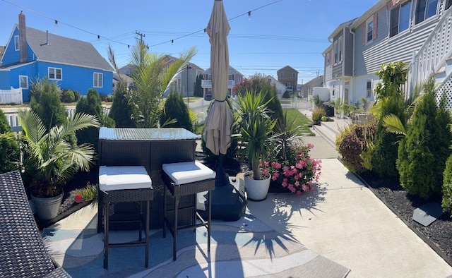 435 W Pine Ave, Wildwood, NJ 08260 - view of patio featuring a residential view