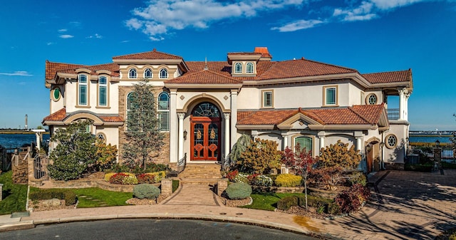 view of mediterranean / spanish house