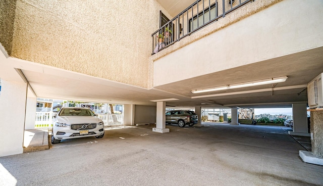 view of parking deck