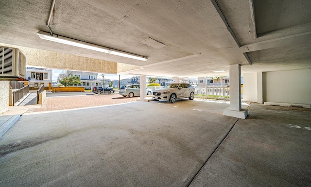 view of parking deck