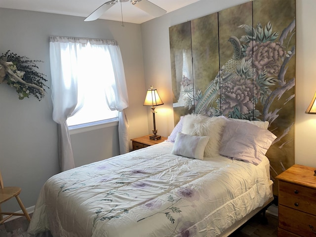 84018403 New Jersey Ave, Wildwood Crest, NJ 08260 - bedroom with multiple windows and ceiling fan