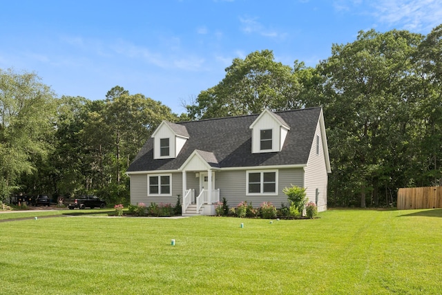 80 W Rising Sun Dr, Ocean View, NJ 08230 - cape cod-style house with a shingled roof and view of wooded area