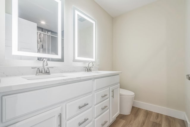 80 W Rising Sun Dr, Ocean View, NJ 08230 - full bathroom with double vanity and wood finished floors