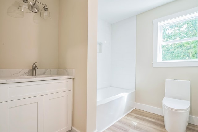80 W Rising Sun Dr, Ocean View, NJ 08230 - full bath featuring wood finished floors, vanity, and  shower combination