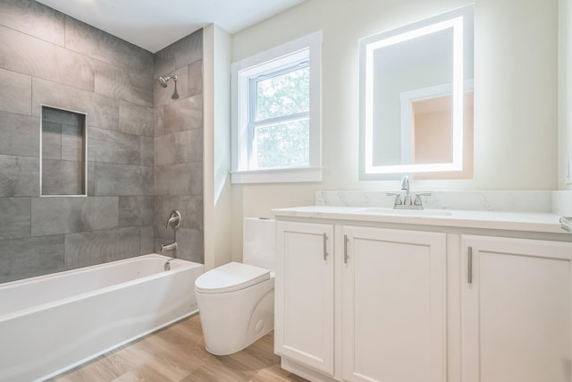 80 W Rising Sun Dr, Ocean View, NJ 08230 - full bath featuring vanity, wood finished floors, and  shower combination
