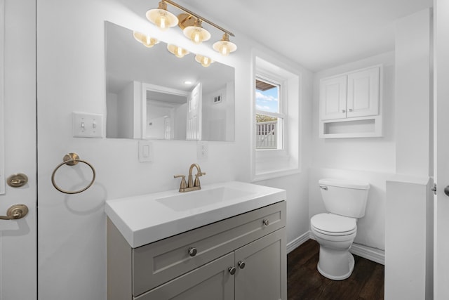 121 Roslyn Ave, North Cape May, NJ 08204 - bathroom featuring vanity and wood finished floors