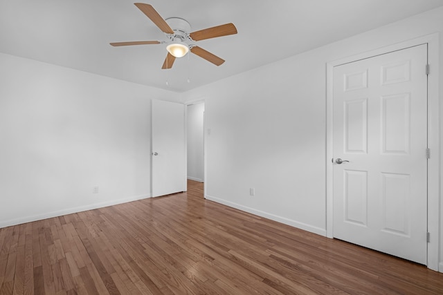 121 Roslyn Ave, North Cape May, NJ 08204 - spare room with ceiling fan and wood finished floors