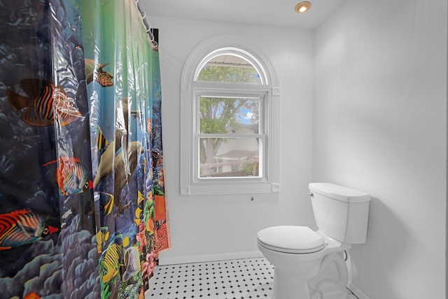 121 Roslyn Ave, North Cape May, NJ 08204 - full bathroom with baseboards and toilet