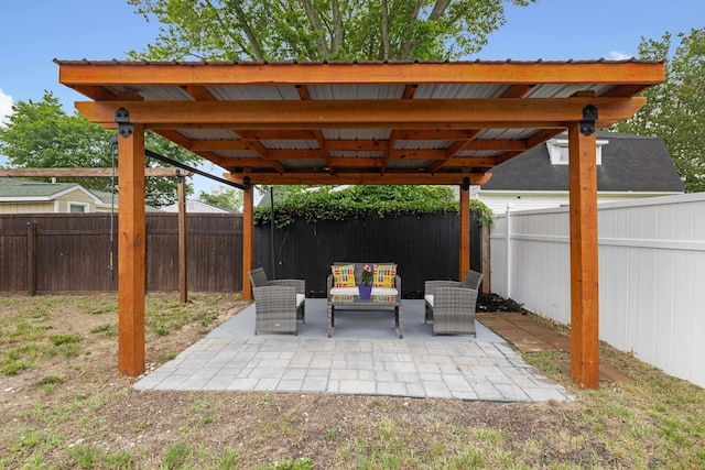 121 Roslyn Ave, North Cape May, NJ 08204 - fenced backyard with a patio area