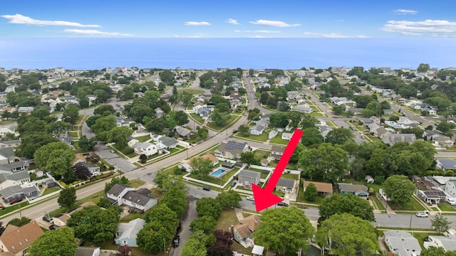 121 Roslyn Ave, North Cape May, NJ 08204 - aerial view of property's location with nearby suburban area and property parcel outlined