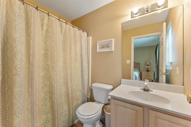 328 E 25th Ave Unit C, North Wildwood, NJ 08260 - ensuite bathroom featuring vanity and a shower with shower curtain