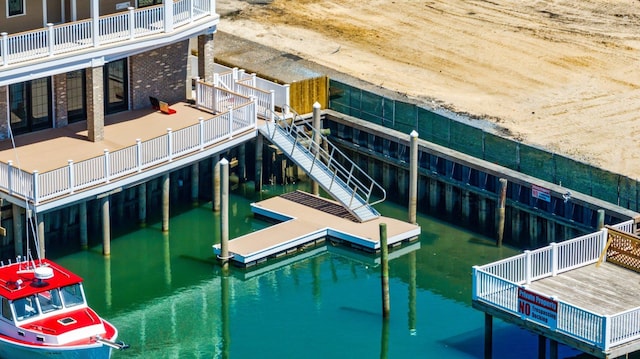 310 42nd Pl Unit 201E, Sea Isle City, NJ 08243 - view of dock with a water view