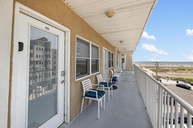 8401 Atlantic Ave # 405, Wildwood Crest, NJ 08260 - balcony with a water view