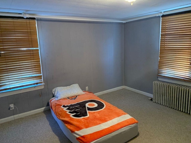 14 Lyndhurst Rd, Marmora, NJ 08223 - carpeted bedroom featuring radiator and baseboards