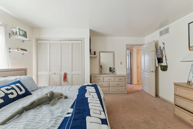 138 8th St, Avalon, NJ 08202 - bedroom featuring a closet and light colored carpet