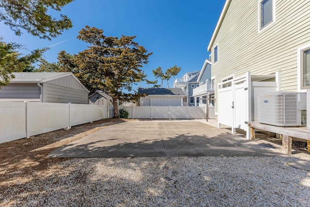 138 8th St, Avalon, NJ 08202 - fenced backyard with a patio and a residential view