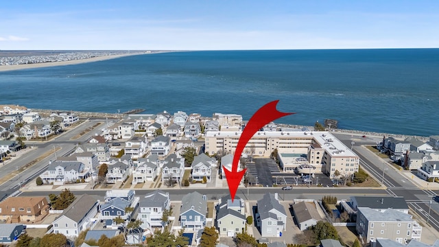 138 8th St, Avalon, NJ 08202 - aerial view of residential area featuring a nearby body of water