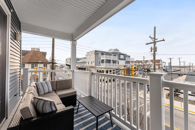 balcony with outdoor lounge area