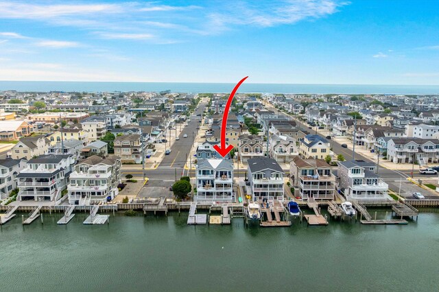 3328 Ocean Dr Unit 3328, Avalon, NJ 08202 - aerial perspective of suburban area featuring a nearby body of water
