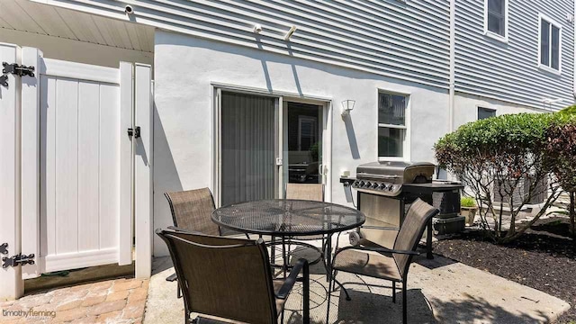 view of patio / terrace featuring area for grilling