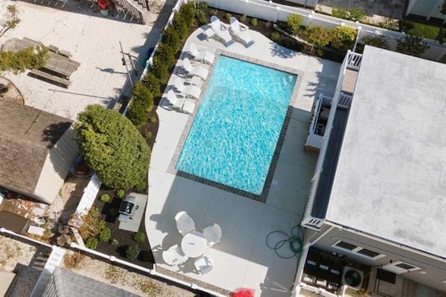 9903 2nd Ave, Stone Harbor, NJ 08247 - drone / aerial view of a pool area
